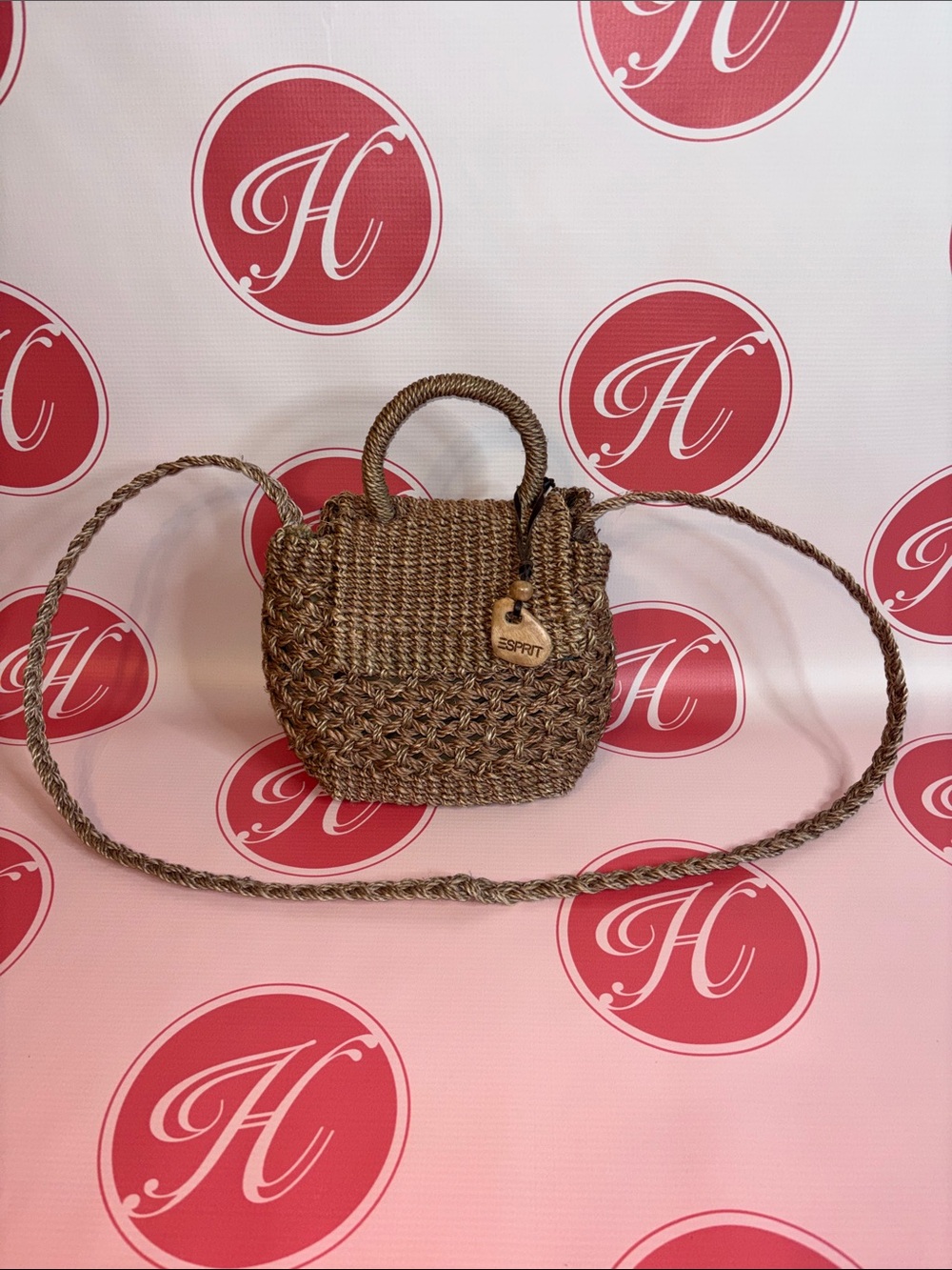 Spirit Brown Mini Woven Bag